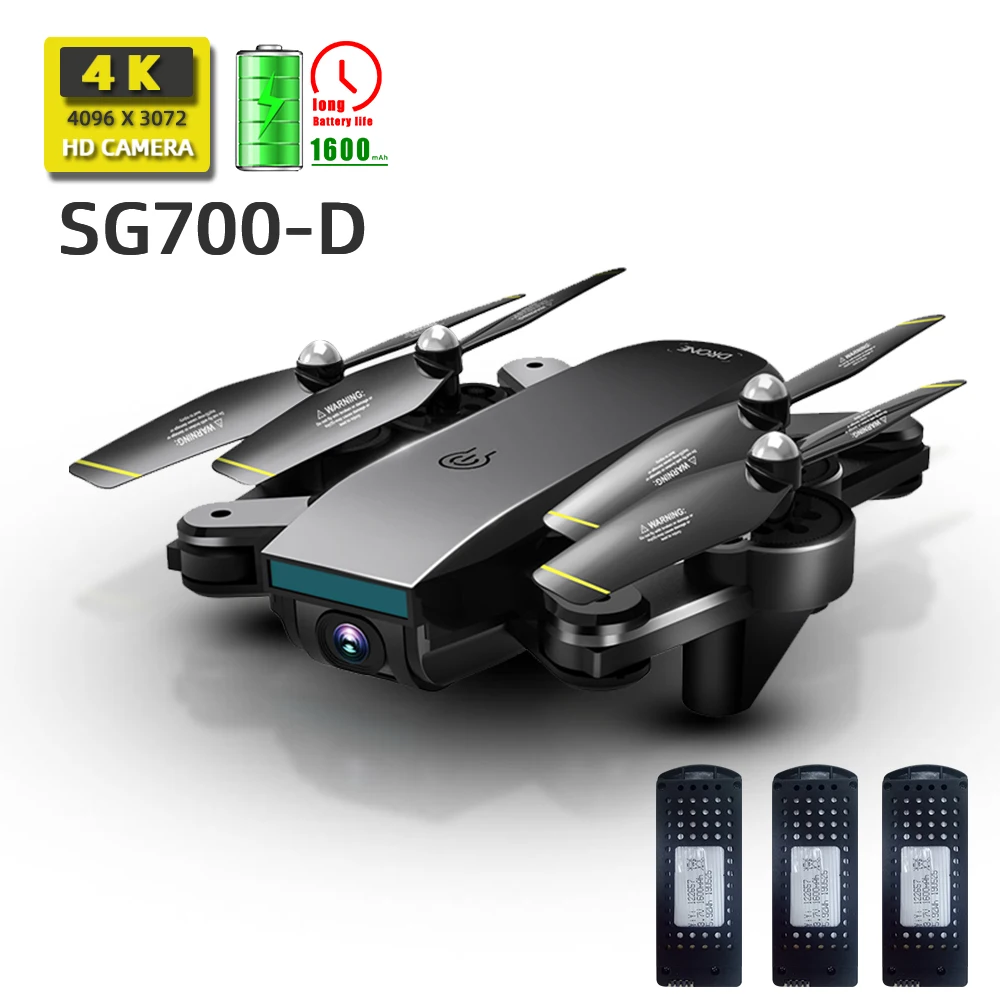 Квадрокоптер 4K Дрон Дроны с камерой SG700 SG700D мини rc вертолет игрушки профессиональный Дрон камера Квадрокоптер VS SG901 F