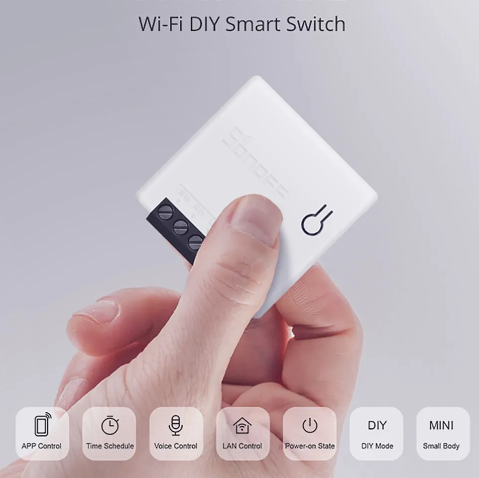 

Умный выключатель DIY WiFi с двойным управлением WiFi умный дом таймерный выключатель Универсальный телефон умное приложение беспроводной пуль...