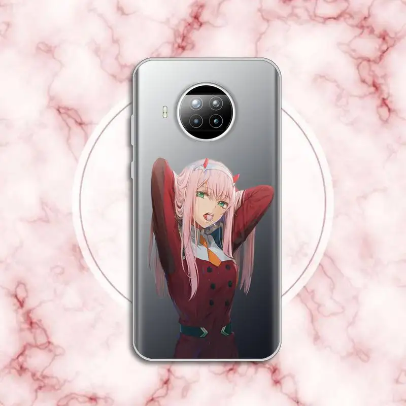 

Zero Two Darling in the FranXX Anime luxury Phone Case coque Transparent for Xiaomi Redmi note 10 t 8 9 pro lite 11
