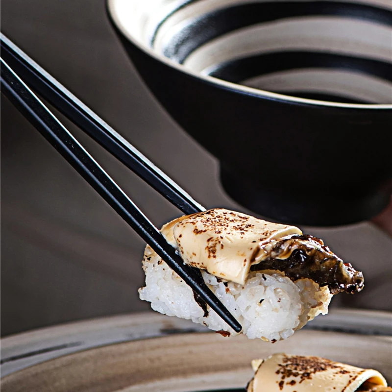 1 пара японских палочек для еды Нескользящие палочки из сплава суши китайские