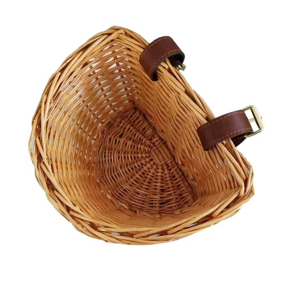 Детская корзина для велосипеда электрический велосипед фронтальная из ротанга