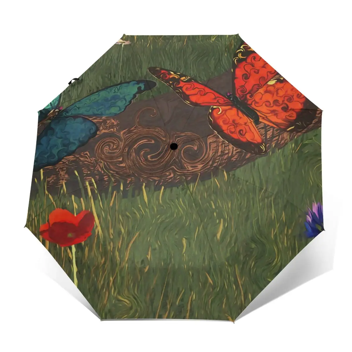 

Зонт Skyrim, крутой складной зонт с принтом, домашний автоматический зонт с УФ-защитой