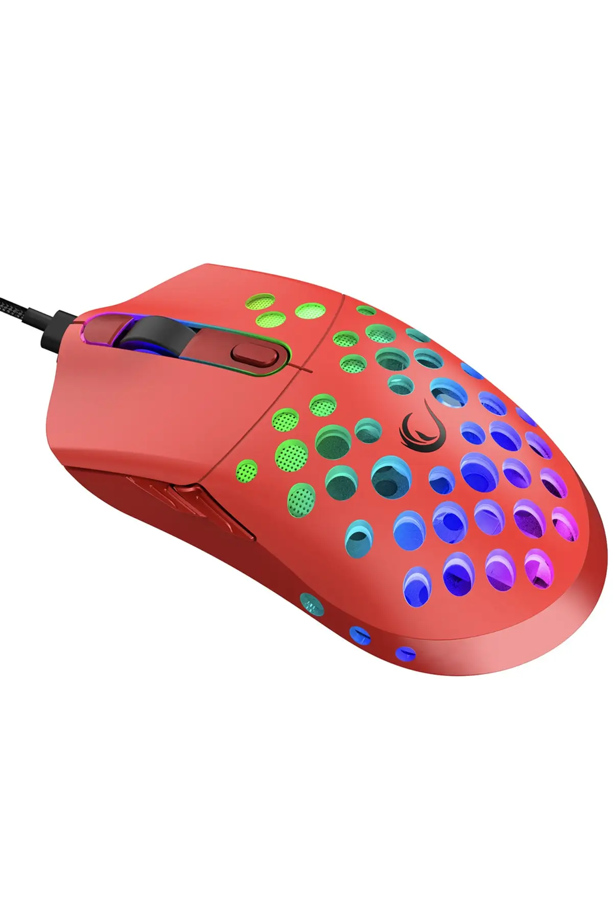 Rocket Ultra Light Red Rgb Optical Sensor 12000 Dpi Gaming Gaming Mouse Smx-r66