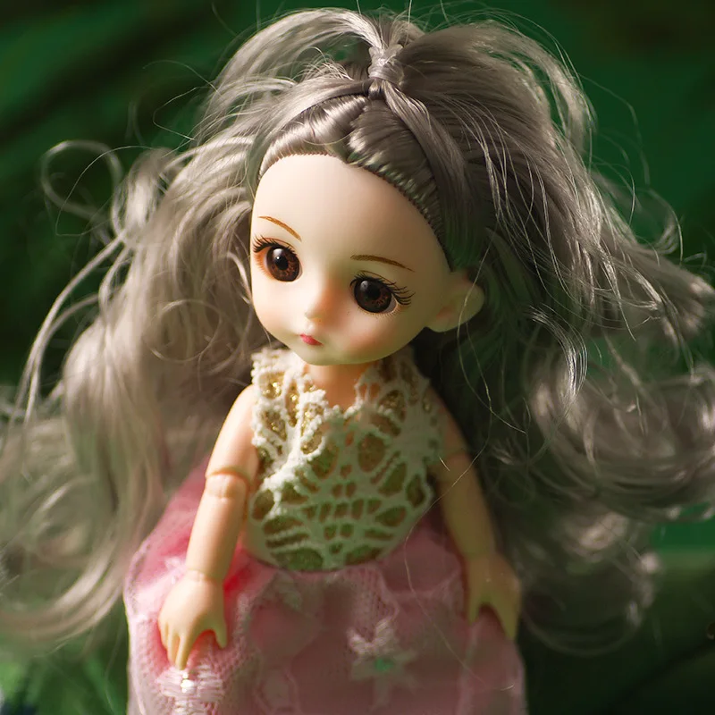 Реалистичная 13 подвижная шарнирная кукла игрушки для детей 16 см BJD милая детская