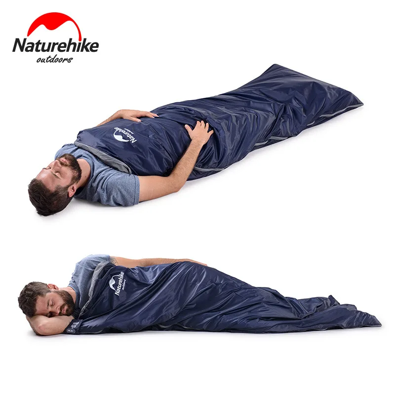 Naturehike Camping Sleeping Bag Envelope Ultralight Splicing Outdoor Fleabag 3 Seasons Travel Sack | Спорт и развлечения