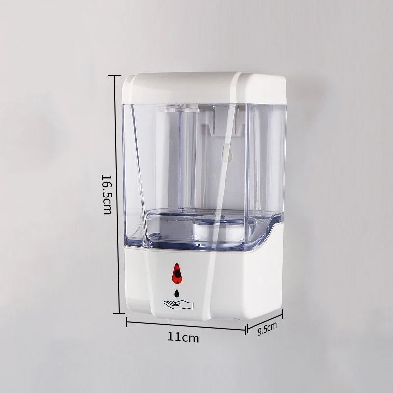 

Wall Mounted 700ml Dual power Soap Dispenser Automatic IR Sensor Touchless Liquid Soap Dispensers