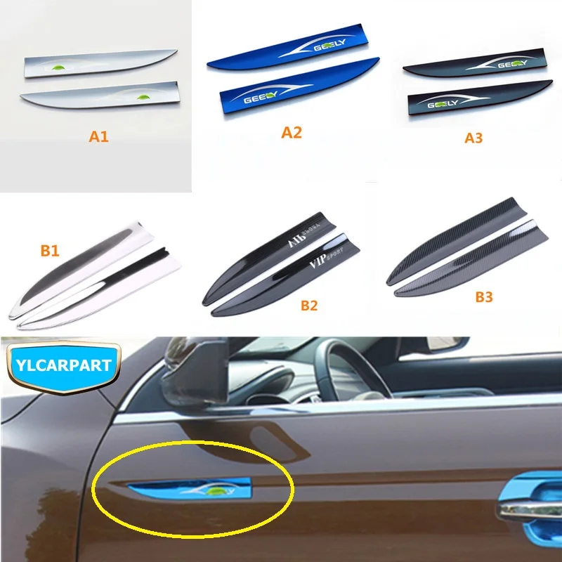 Яркая наклейка на боковую дверь автомобиля для Geely Atlas Boyue NL3 SUV Proton X70 Emgrand X7