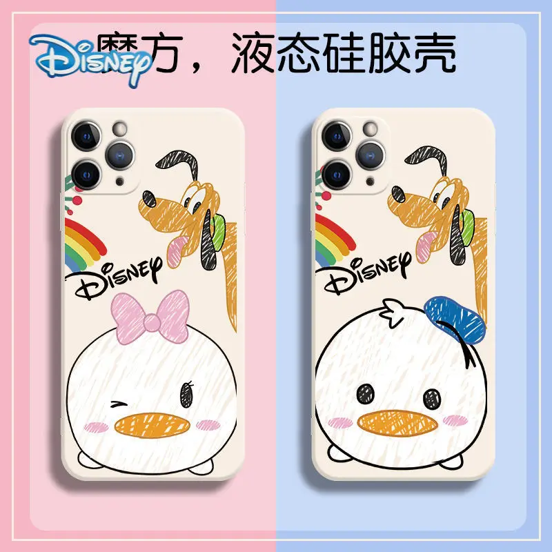

Disney Donald Daisy Duck Cartoon Mobile Phone Case for iPhone 13 13pro 13mini 13pro max Plus Cute Cellphone Shell