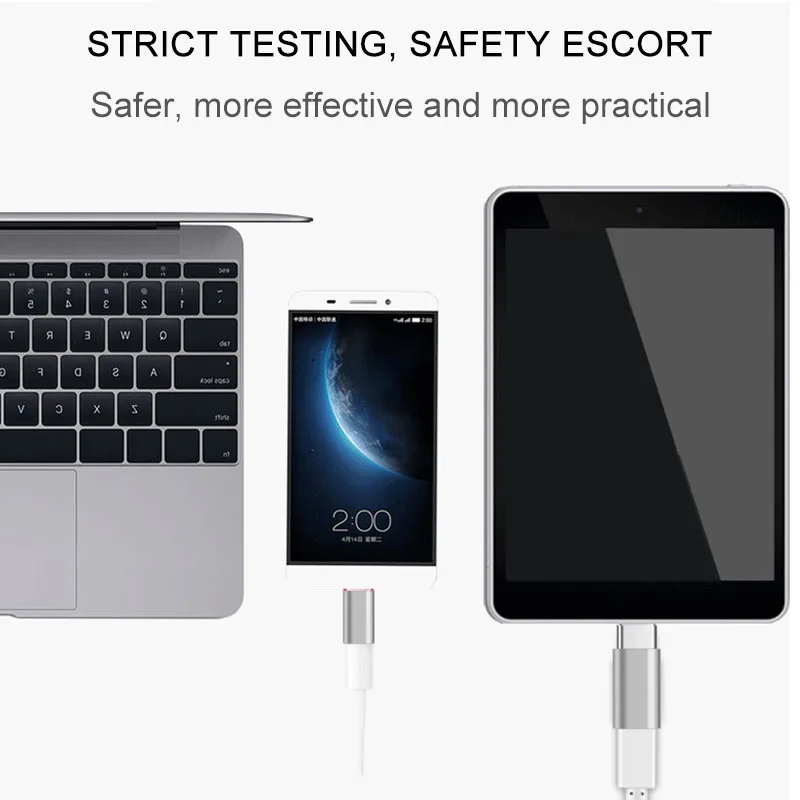 

OTG Type C Micro USB Adapter Male Connector to Female Mini Converter Phone Accessories Adapters adaptador USB Data Transmission