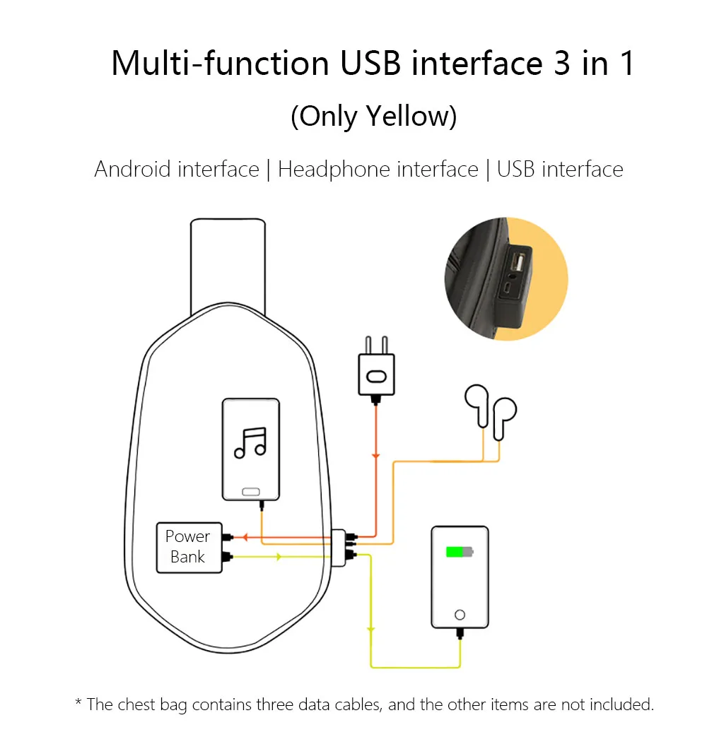 Xiaomi BEABORN Polyhedron PU нагрудные сумки водонепроницаемый рюкзак для спорта и отдыха нагрудные сумки для мужчин и женщин путешествия Кемпинг