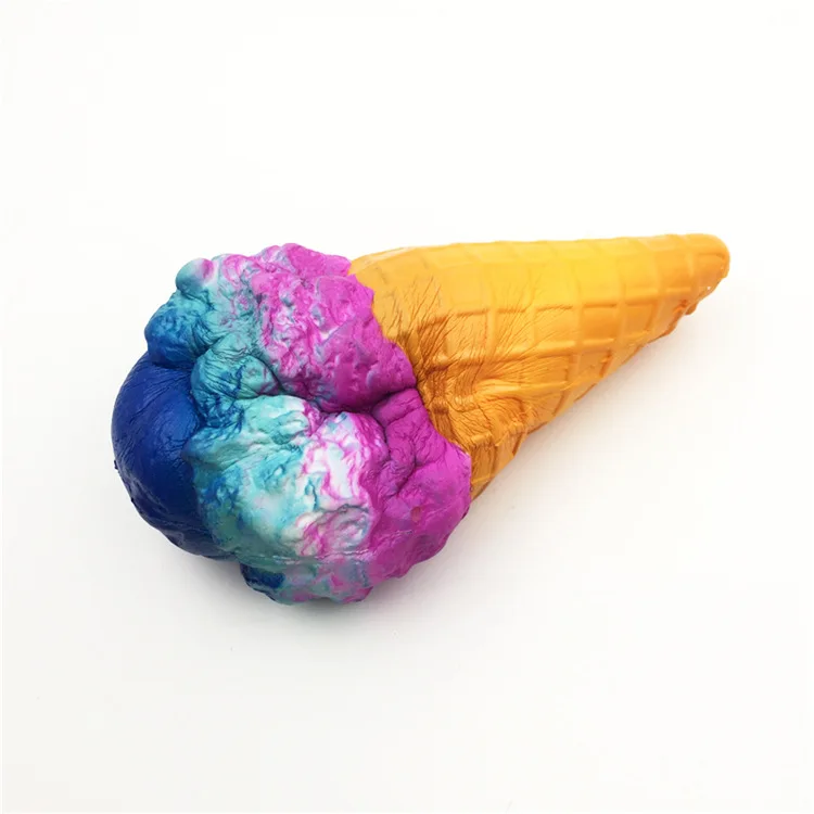 Мягкий медленно распрямляющийся мягкий милый гигантские большие Радуга Galaxy рожок мороженого с мягкими игрушками с ароматом