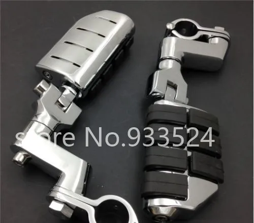 Мотоцикл Dually Highway Clamp 1 &quotподножки для ног Harley Sportster Honda GoldWing GL1800 Yamaha Suzuki Kawasaki VN800|foot