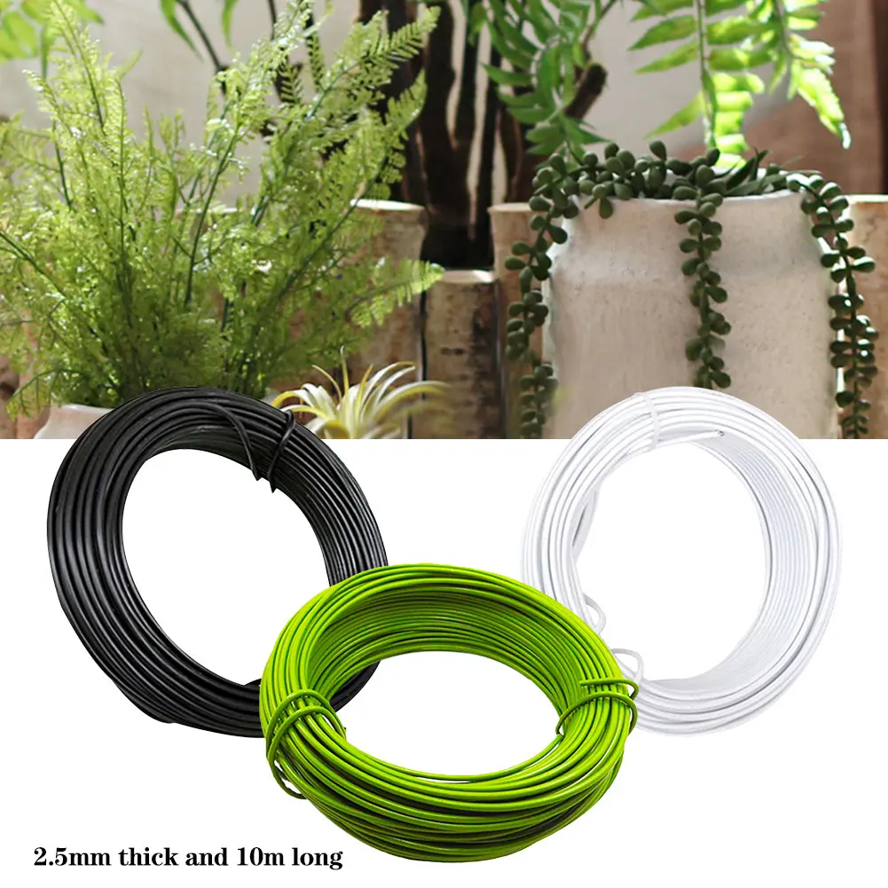 

Wholesale Iron Wire Coil Gardening invernadero Floral Wire Handmade DIY Iron Wire Household Plant Modeling Flower Rack Material