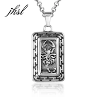 jhsl new of 2020 hot sale male men pendants necklaces stainless steel 556070 cm chain fashion jewelry