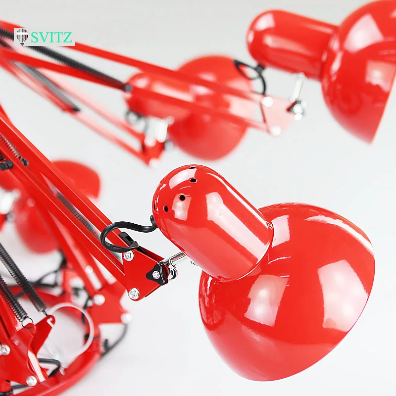 Новинка светильник в виде паука для бара Красная Люстра склада офиса