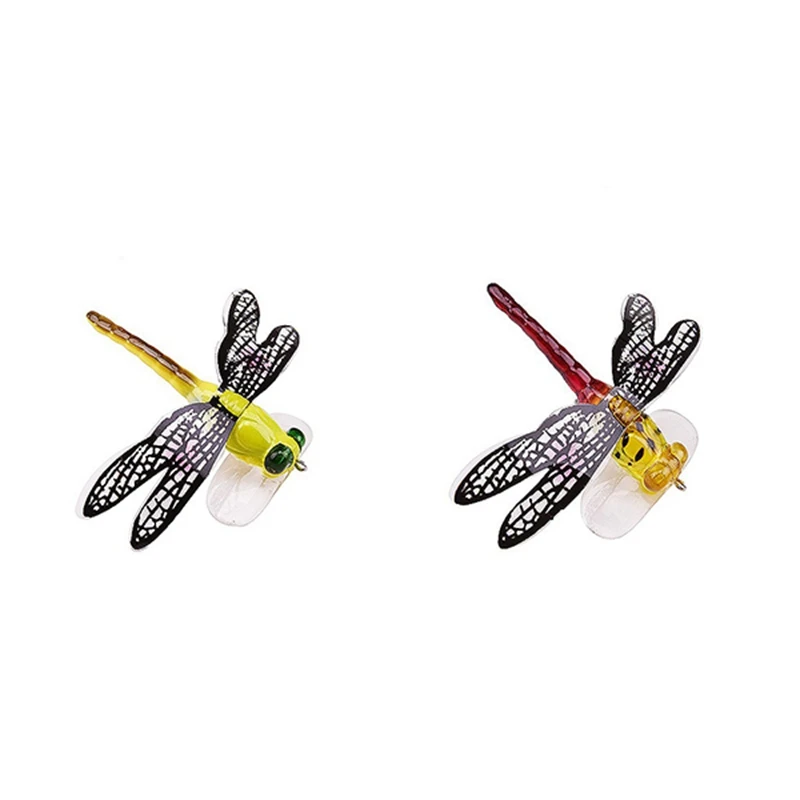 2 шт. рыболовные поплавок приманка Стрекоза искусственная имитация муха