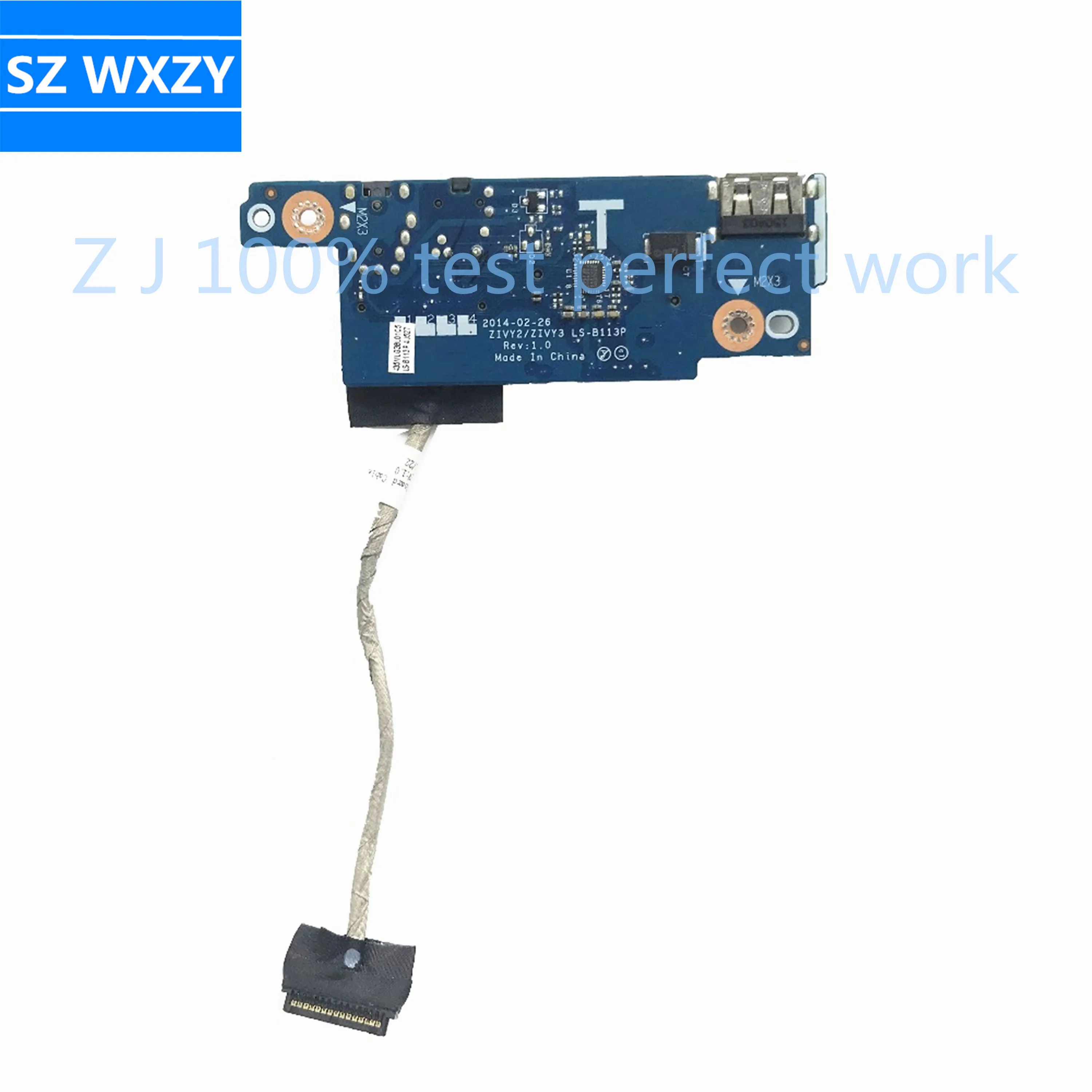 Оригинальный USB разъем аудио SD слот платы для LENOVO Y50 70 Y70 ZIVY2 ZIVY3 LS B113P с кабелем 100%
