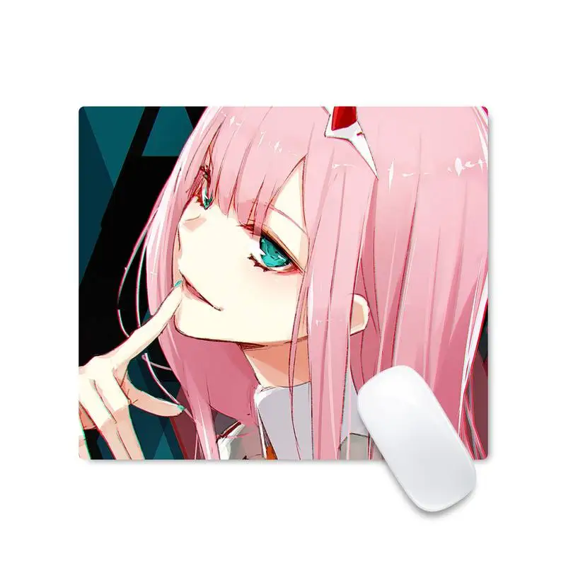 

Zero two daring Laptop Gaming Mice Mousepad Desk Table Protect Game Office Work Mouse Mat pad Non-slip Laptop Cushion