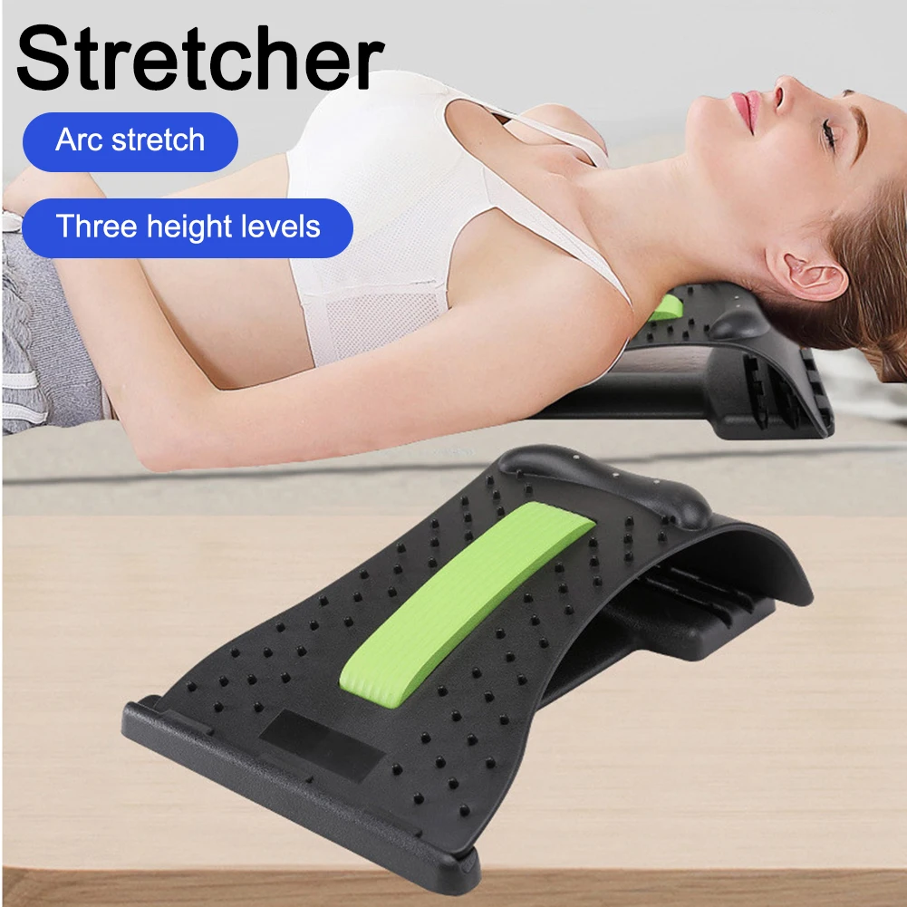 

Neck Stretcher for Pain Relief Neck Shoulder Relaxer Traction Device with Massage Points Adjustable Height