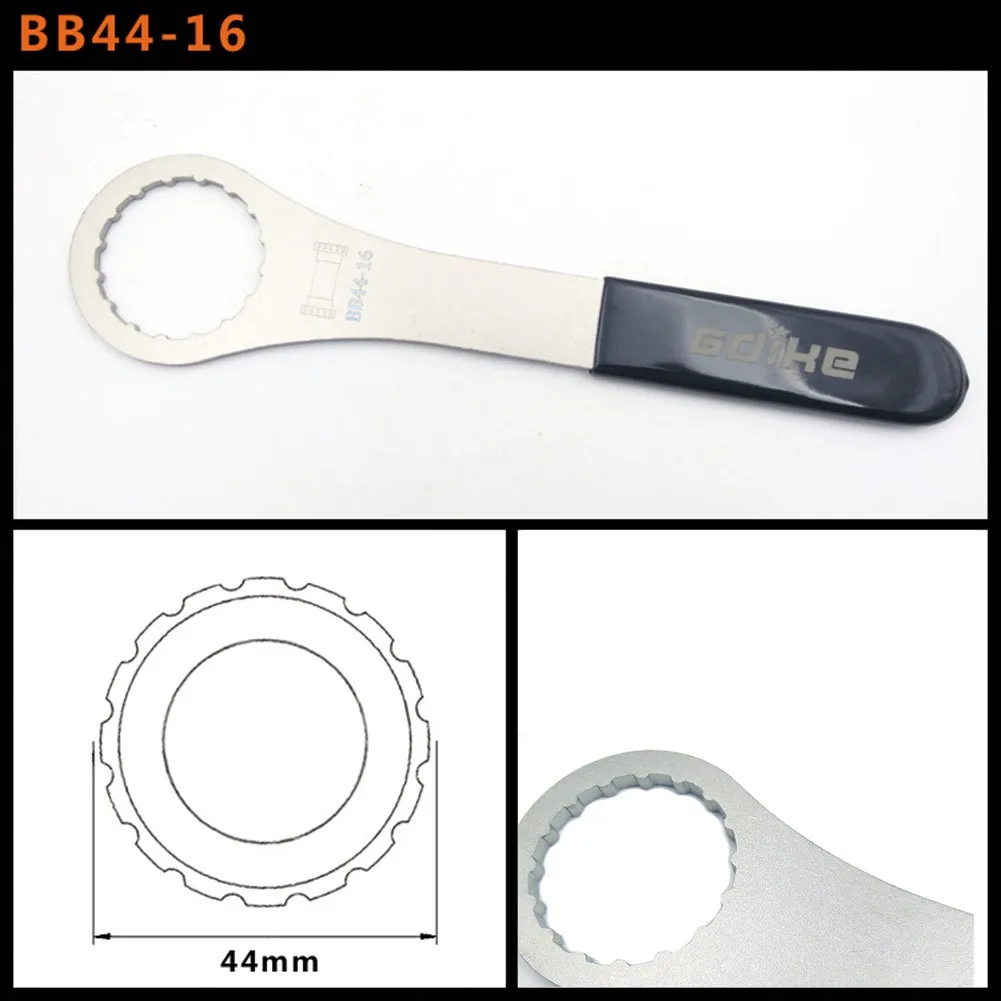 

Bicycle Bottom Bracket Wrench BB44-16 Hollow Integrated MTB Road Bike Chainset Removal Tool Lock Cover Bike Spanner Repair Tool