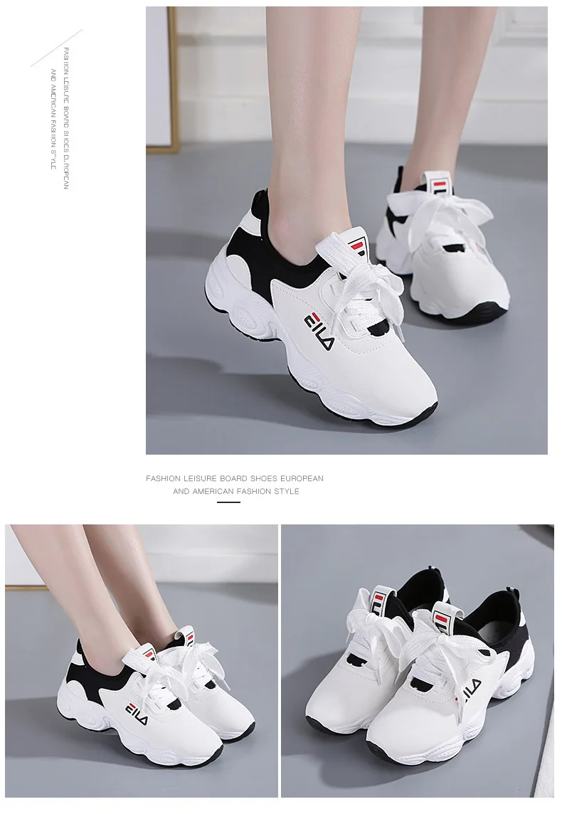 Women Comfortable Sneaker Shoes Pink Chunky Sneakers Platform Wedge Wedges Shoes for Women Zapatos De Mujer Casual Shoes