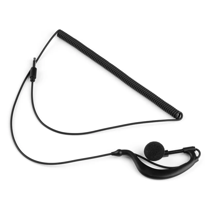 Ушные крючки наушники 3 5 мм G Форма Jack слушать только гарнитура для KENWOOD радио