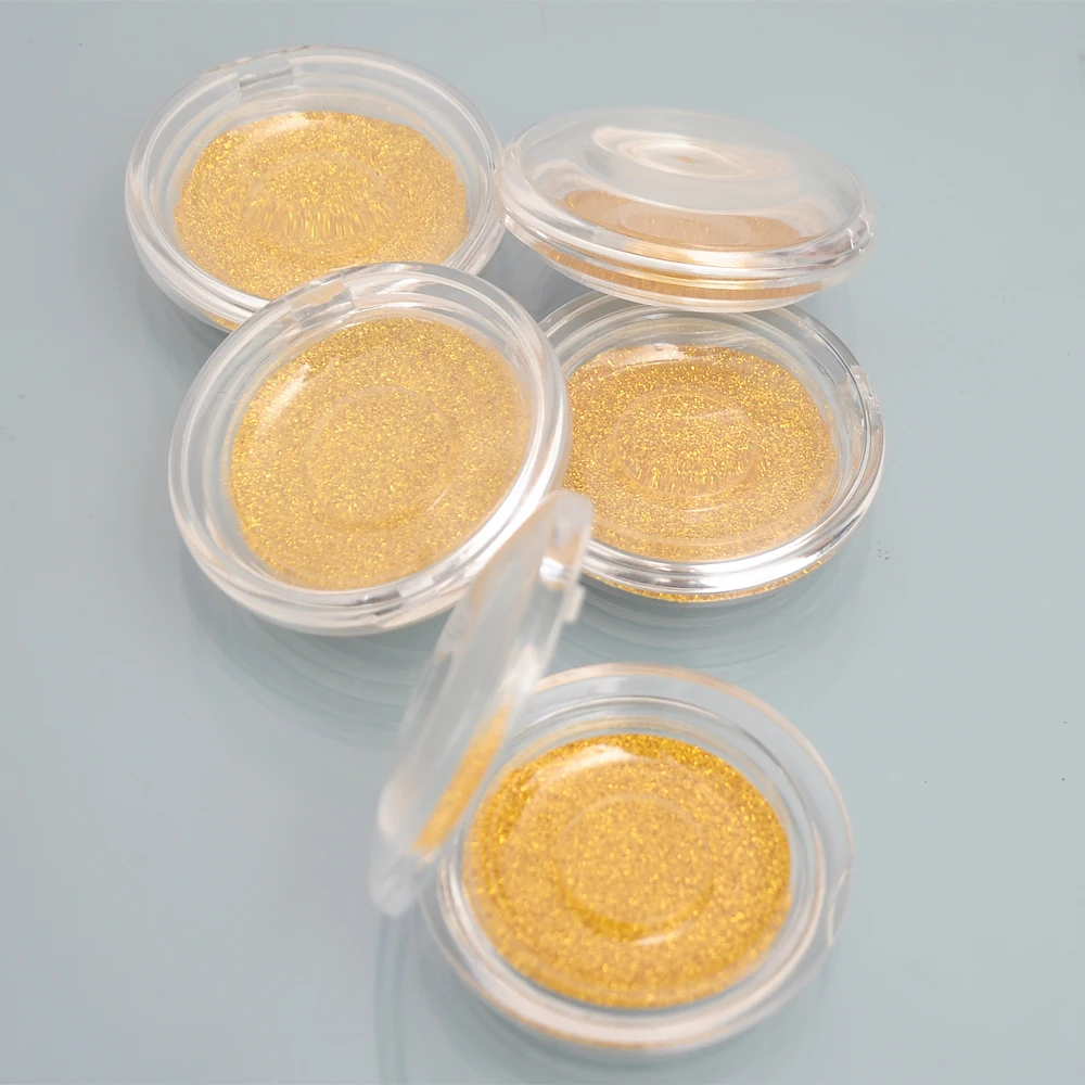 Прозрачный круглый чехол для ресниц 30 шт накладные ресницы упаковочная коробка