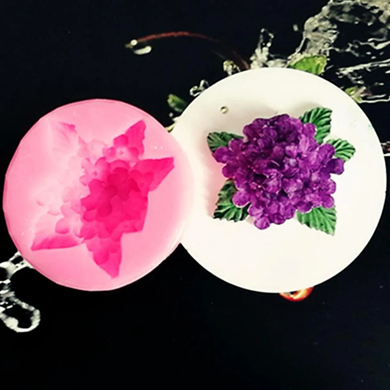 Силиконовая форма сделай сам для сахарного ремесла торта сиреневого цветка