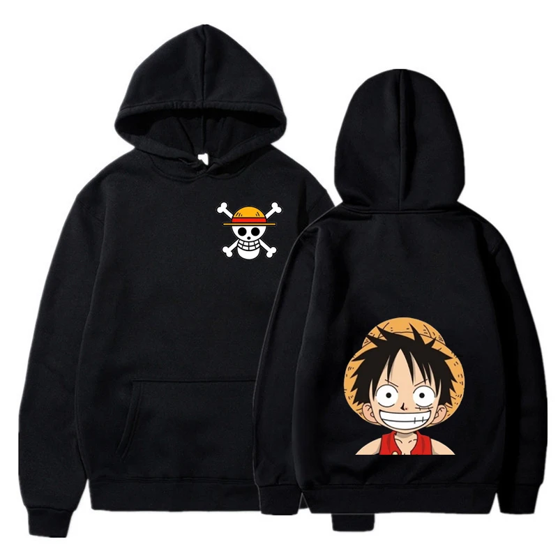 

Kawaii Hot Japanese Anime One Piece Hoodies Men Harajuku Funny Luffy Zoro Graphic Hoody Hip Hop Tops Winter Sweatshirts Male