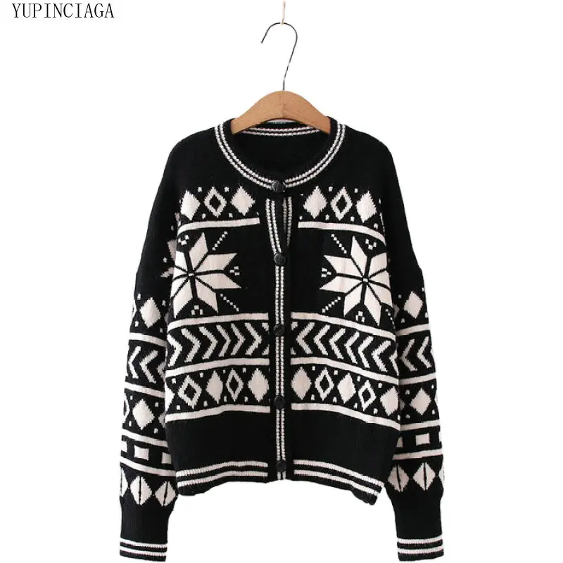 

YUPINCIAGA 2020 Осень Зима японский стиль свежий сладкий женский джемпер с круглым вырезом свободный вязаный свитер женский Harajuku Пуловеры