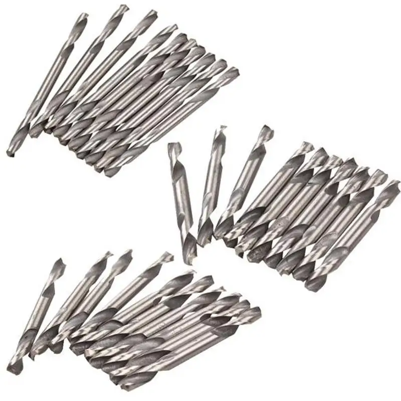 10 шт. портативные двухсторонние спиральные сверла из быстрорежущей стали набор