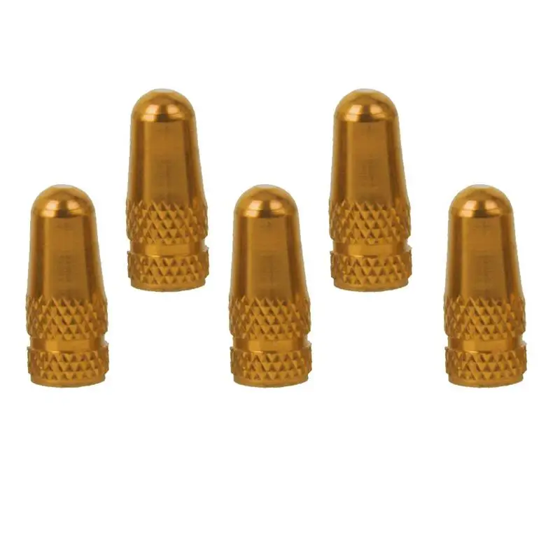 5 шт анодированный обработанный алюминиевый сплав велосипед шины клапан крышка s