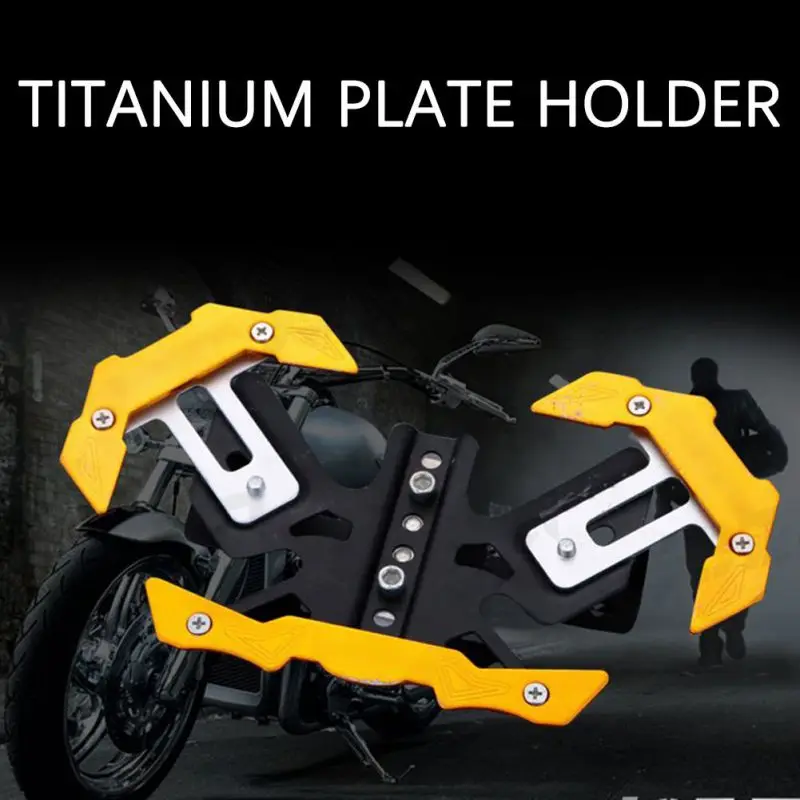 Универсальный держатель для номерного знака из алюминиевого сплава 1 шт. рамка