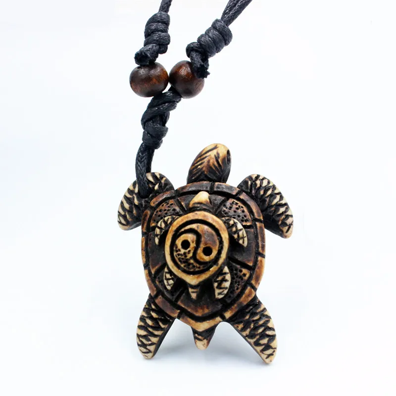 Крутое ожерелье с имитацией костей яка для детей и матерей черепашек серферов