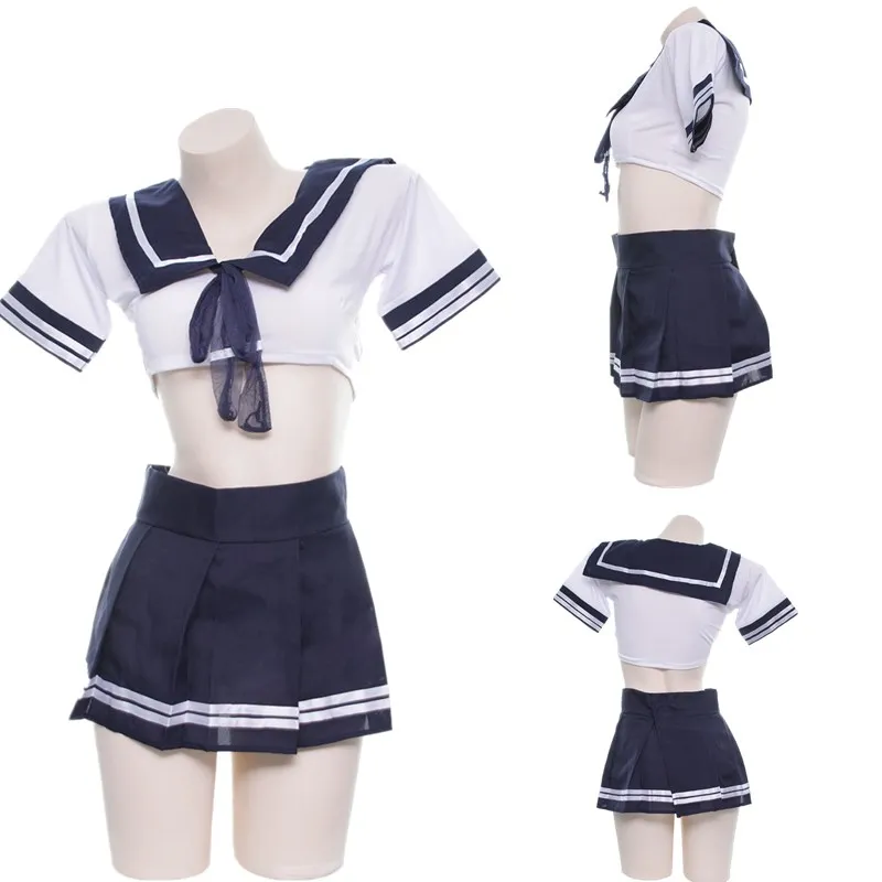 

Сексуальное нижнее белье, Студенческая униформа, костюм аниме, Матросская вечеринка, косплей костюм, японский костюм с коротким рукавом JK, м...