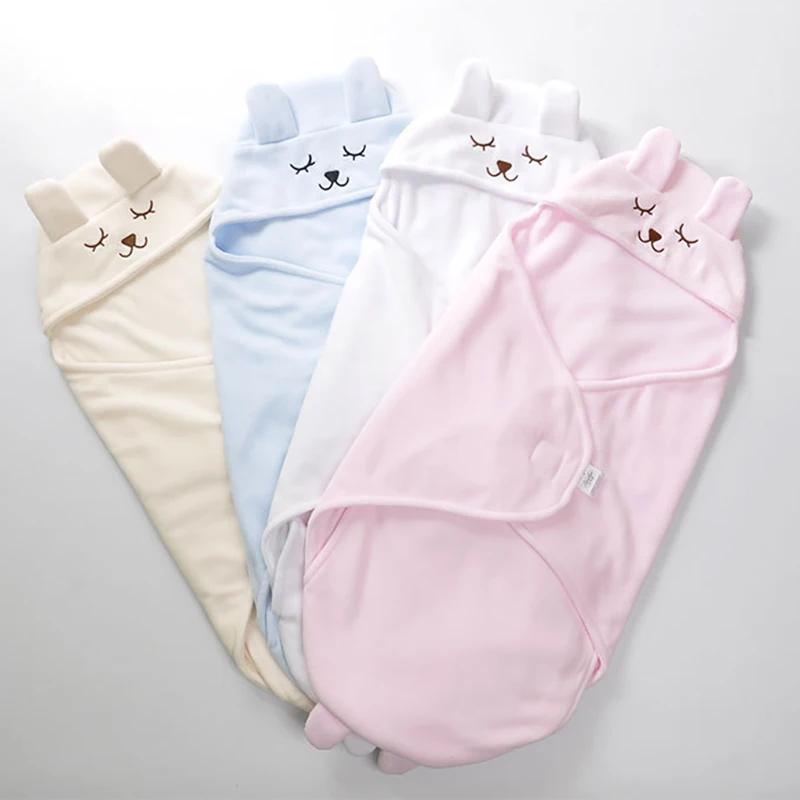 Зимнее теплое Пеленальное Одеяло для новорожденных детский спальный мешок