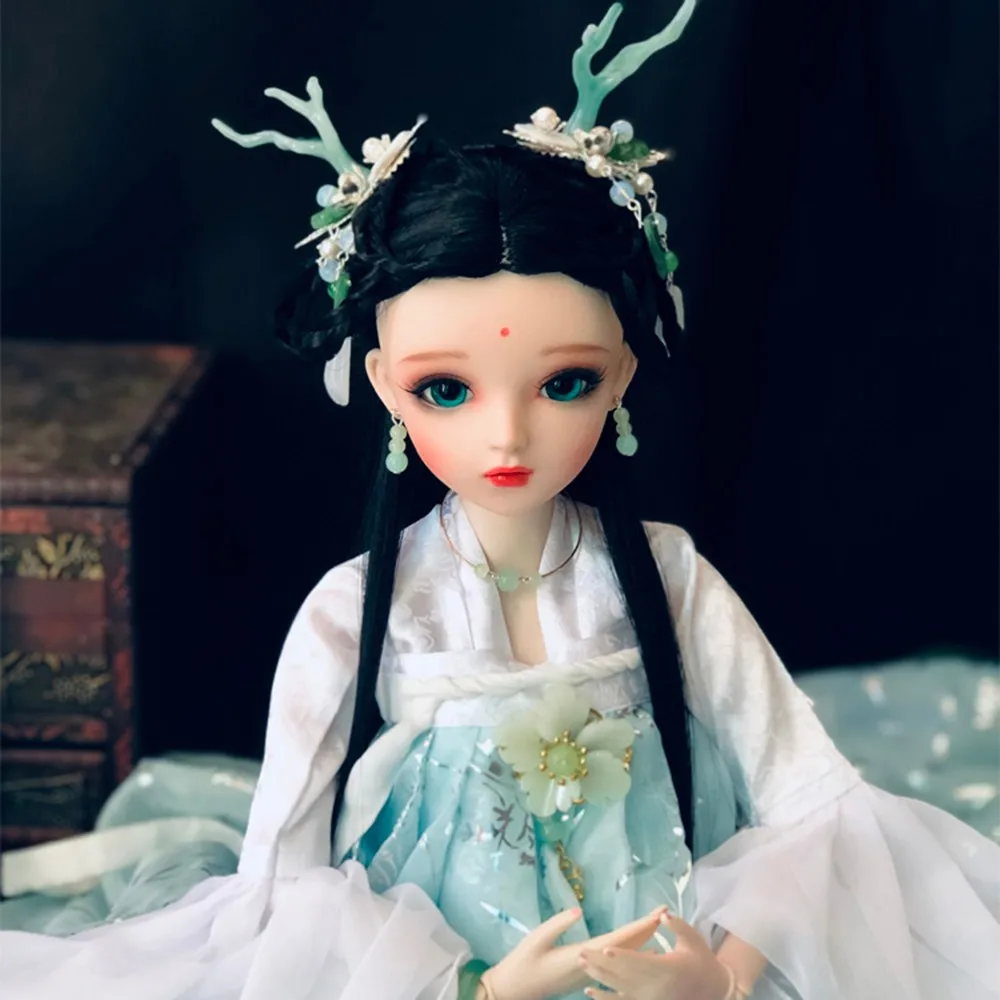BJD кукла 1/3 куклы с макияжем 60 см кружевное платье Набор игрушка мягкая виниловая