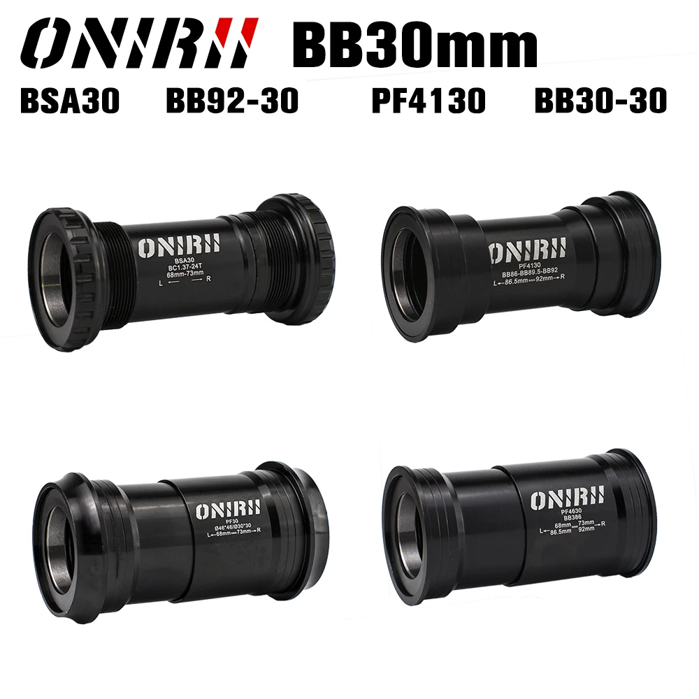 

ONIRII BB30 Bottom Bracket 30 mm Bicycles BB Bearing for Road MTB Bike BSA30 BB86 92 PF4130 PF30 BB30 BB386 SRAM Rotor Crank New
