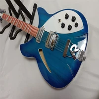 2021high quality 12 string electric guitar ricken 360 electric guitar blue bodyrosewood fingerboardfree shipping