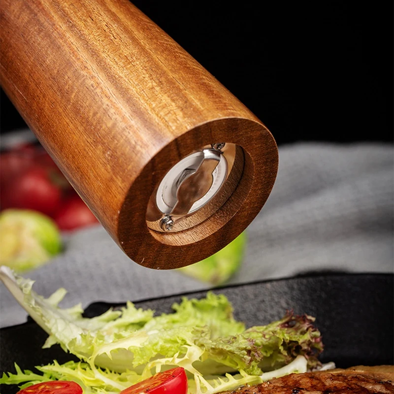 Wooden Pepper Mills Noble Workmanship Salt And Grinder Spice Mill With Ceramic | Дом и сад