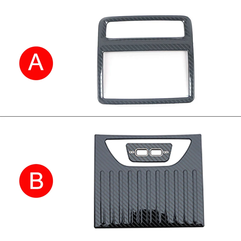 Задняя консоль центрального воздуховода кондиционера с USB-портом для автомобиля Volkswagen VW Golf 8 MK8 2020 2021 2022 аксессуары.
