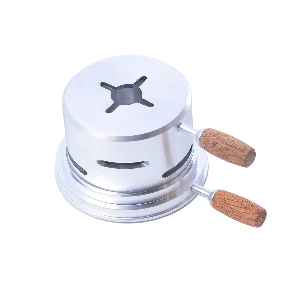 Silver Cachimba трубка для кальяна аксессуары держатель угля для кальяна Nargile Sisha Tuyau Chicha Narguile Waterpijp Sheesha - Цвет: Silver