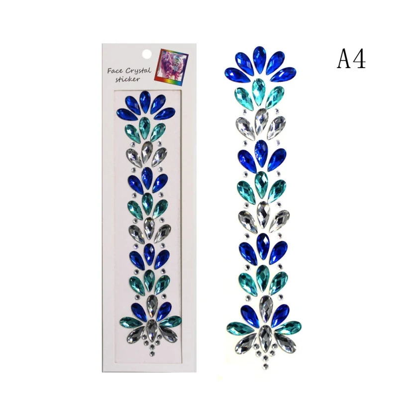 1 аппликации украшение для волос передний головной убор наклейка краска тела