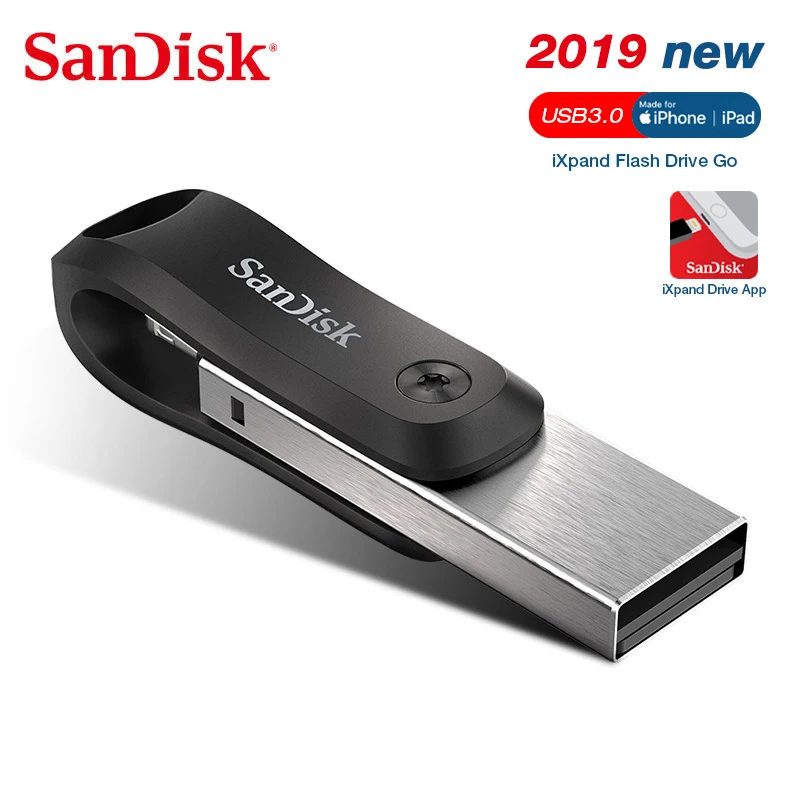 2019 Новинка SanDisk SDIX60N iXPand OTG USB флеш-накопитель USB3.0 256 ГБ 128 Флешка для iPhone и iPad разъем