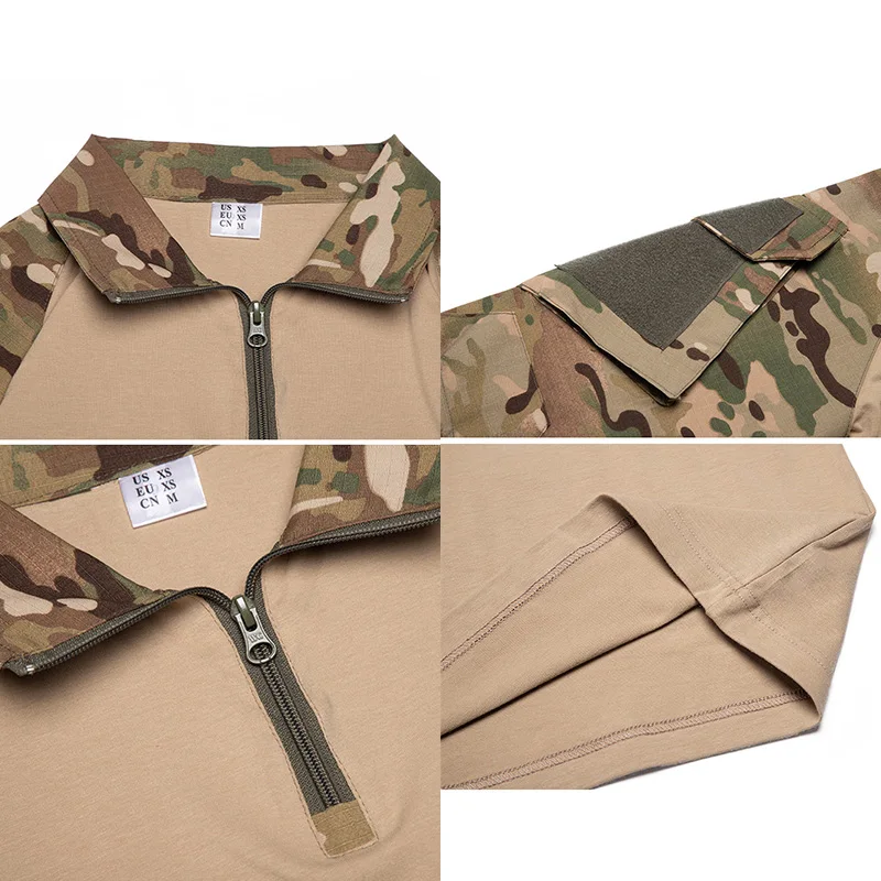 ReFire Gear тактическая камуфляжная Военная футболка для мужчин Мультикам армейская