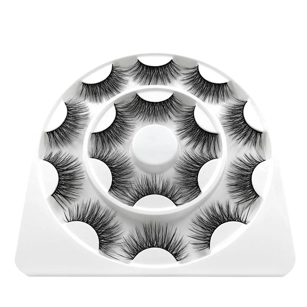 

8 Pairs Handmade 3D Mink Lashes Eyelashes Maquiagem Makeup False Eyelashes Fake Eyelash Extension