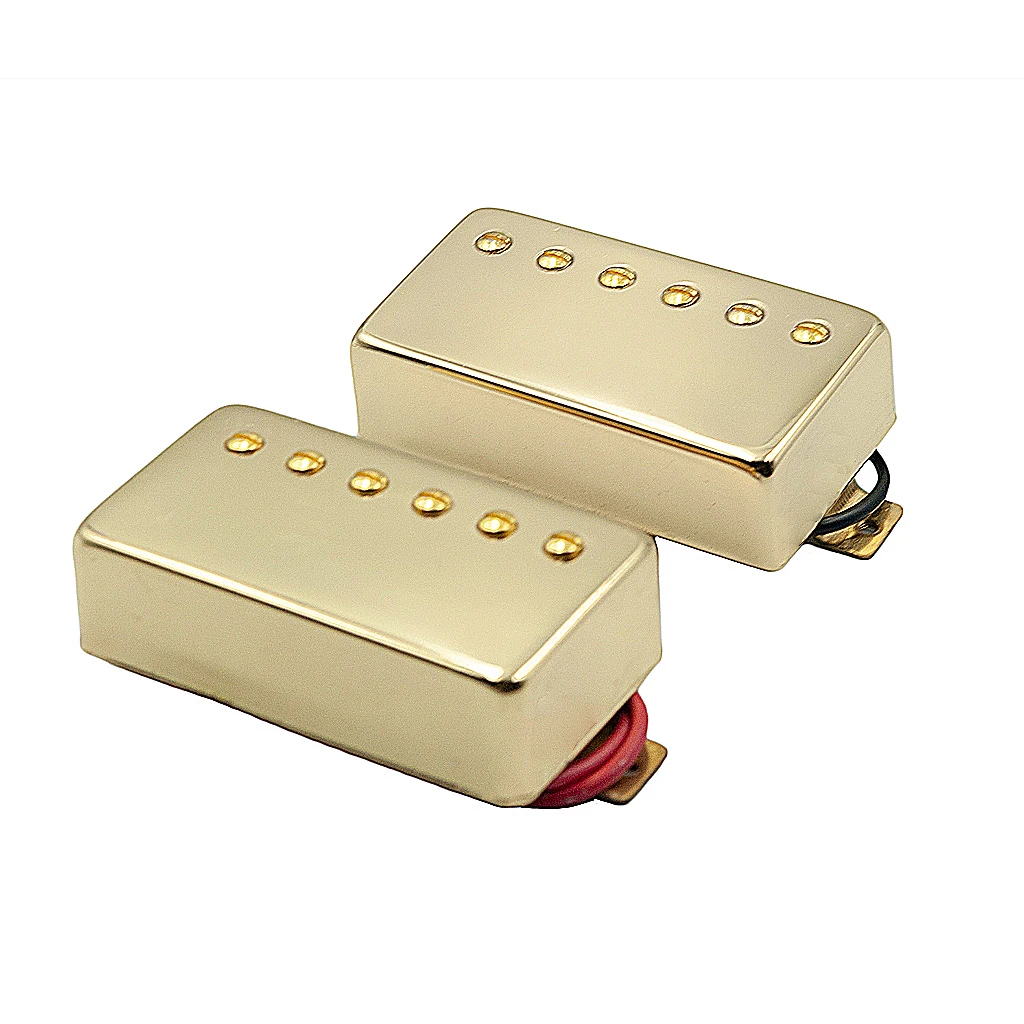 2 pcs elektrische gitarre humbucker pickup set bridge neck pickups doppel coil humbucker pickups set goldene farbe free global shipping