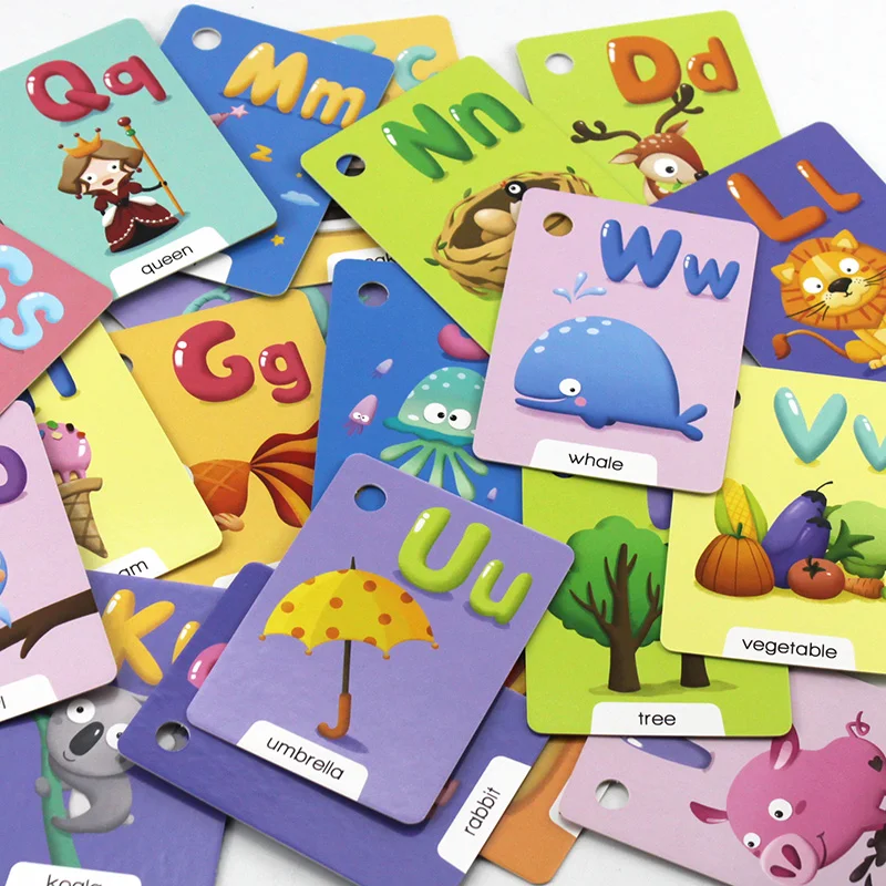 Детские Обучающие карточки с животными из мультфильма 26 ABC | Игрушки и хобби