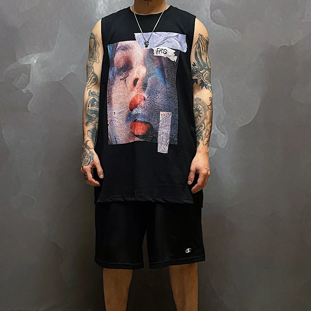 Хип хоп сексуальные топы с принтом губ для мужчин 2020 летние свободные Harajuku