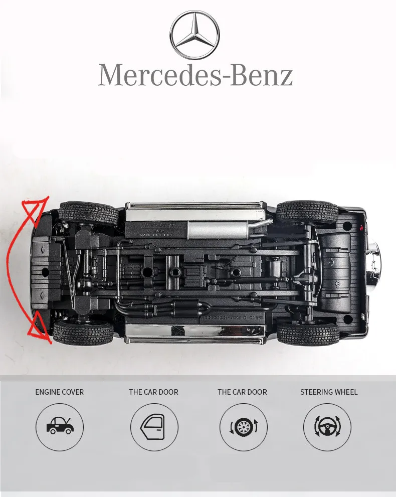 Welly 1:24 Mercedes-Benz G500 G55 автомобиль сплав модель автомобиля моделирование автомобиля украшение коллекция Подарочная игрушка Литье под давлением модель игрушка для мальчиков